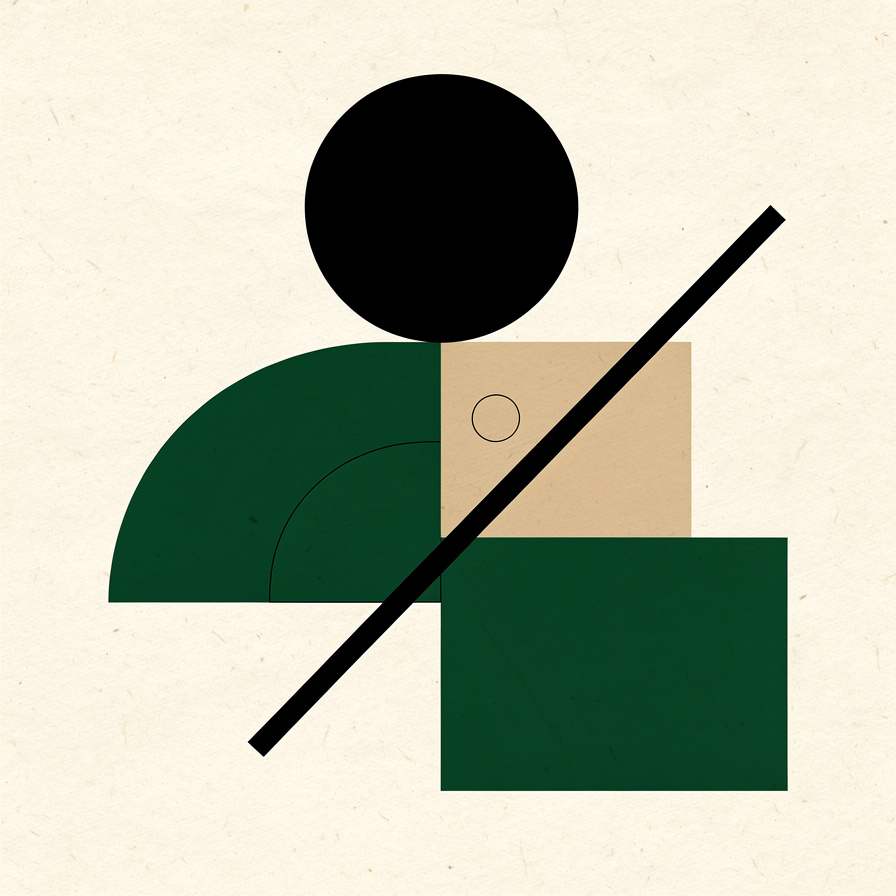 Abstract geometric portrait of S. M. Sujan.